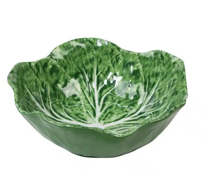Melamine Cabbage Leaf Bowl