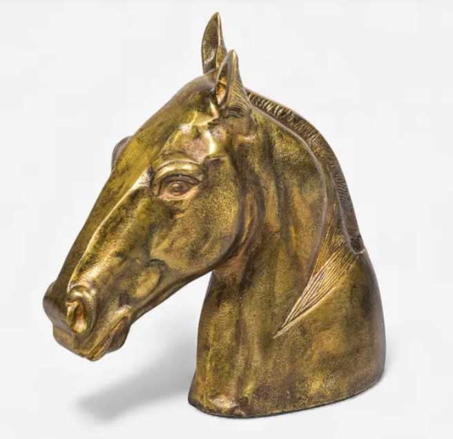 Horse Head - Gold Finish
