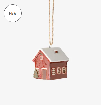 Hanging Mini Bungalow Red