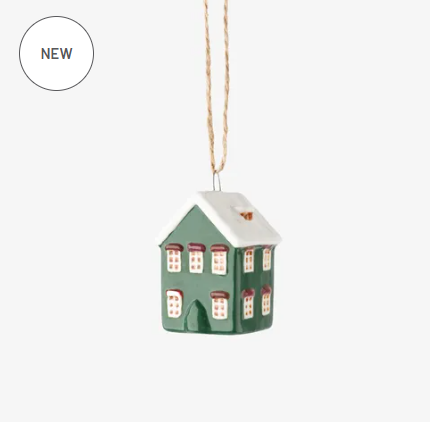 Hanging Mini House Green