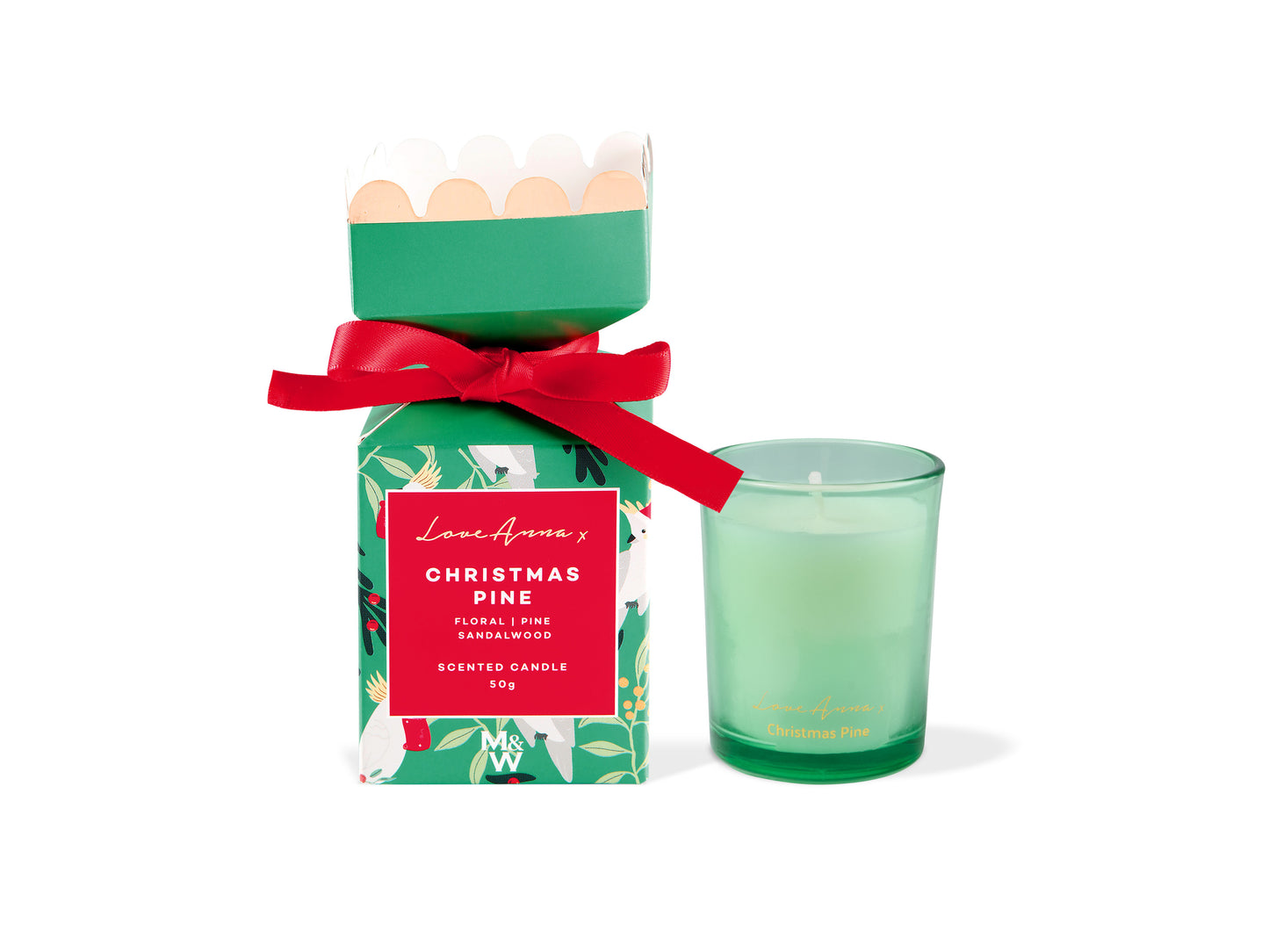 LOVE ANNA X Festive Down Under Candle 50gm - Pine