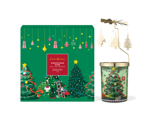 LOVE ANNA X Festive Down Under Candle Decor Set - Pine
