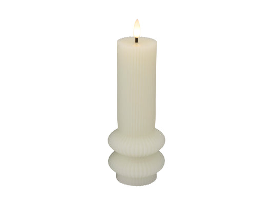 Let's Get Lit - Linea LED Sculptural Cylinder Candle Soy