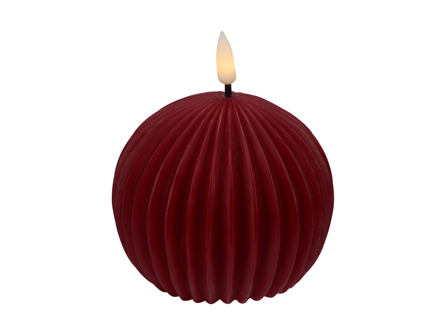 Let's Get Lit - Linea LED Round Candle Cherry