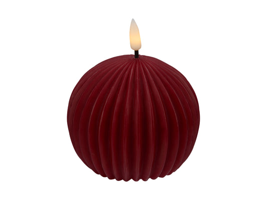 Let's Get Lit - Linea LED Round Candle Cherry