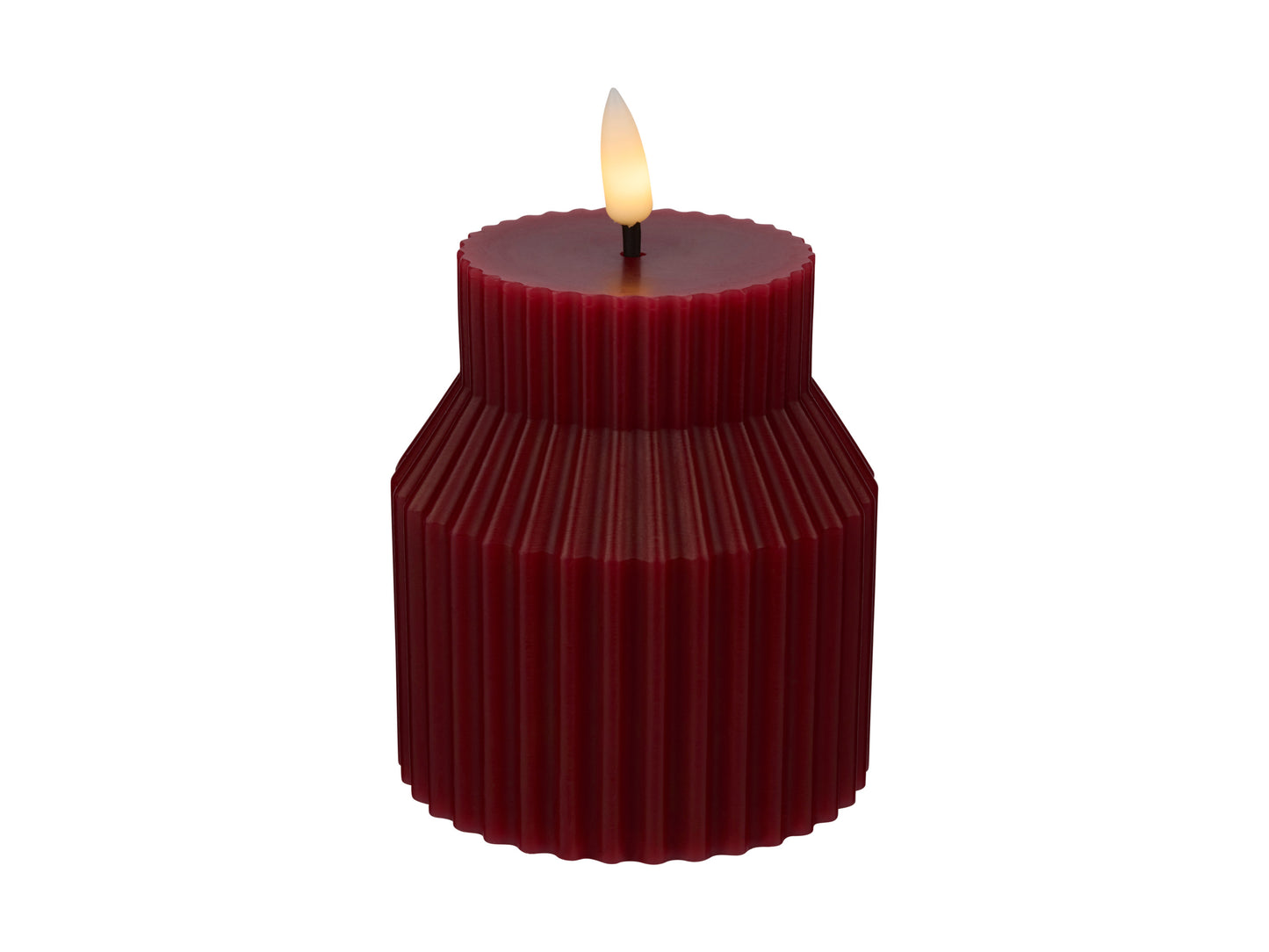 Let's Get Lit - Linea LED Sculptural Candle Cherry