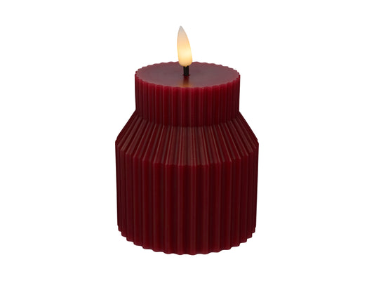 Let's Get Lit - Linea LED Sculptural Candle Cherry