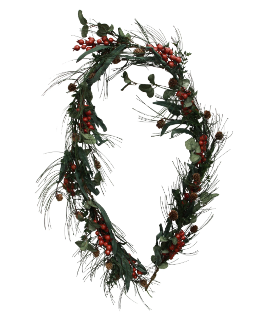 Foraged Red Berry Swag