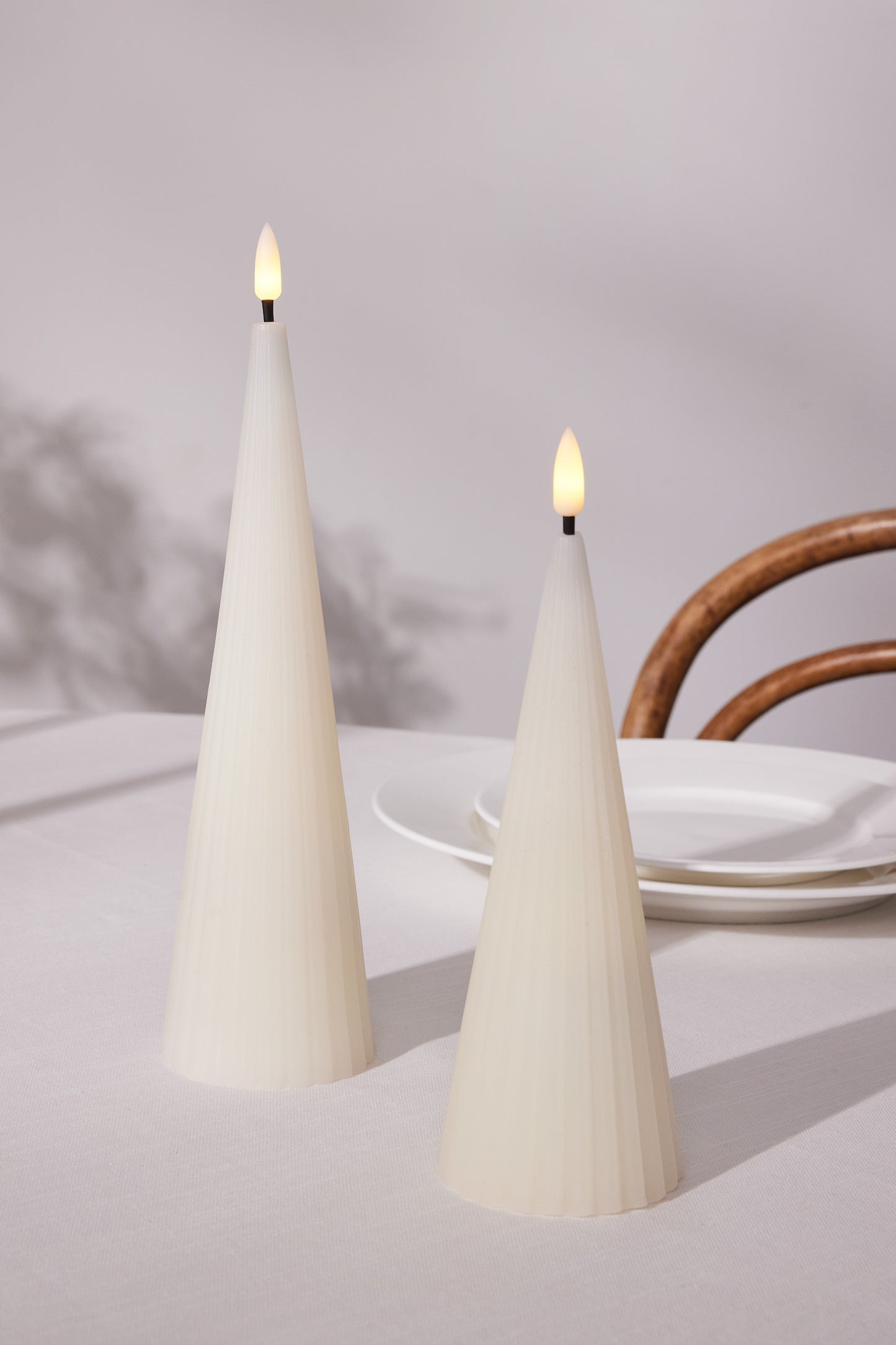 Let's Get Lit - Linea LED Cone Candle Soy LG