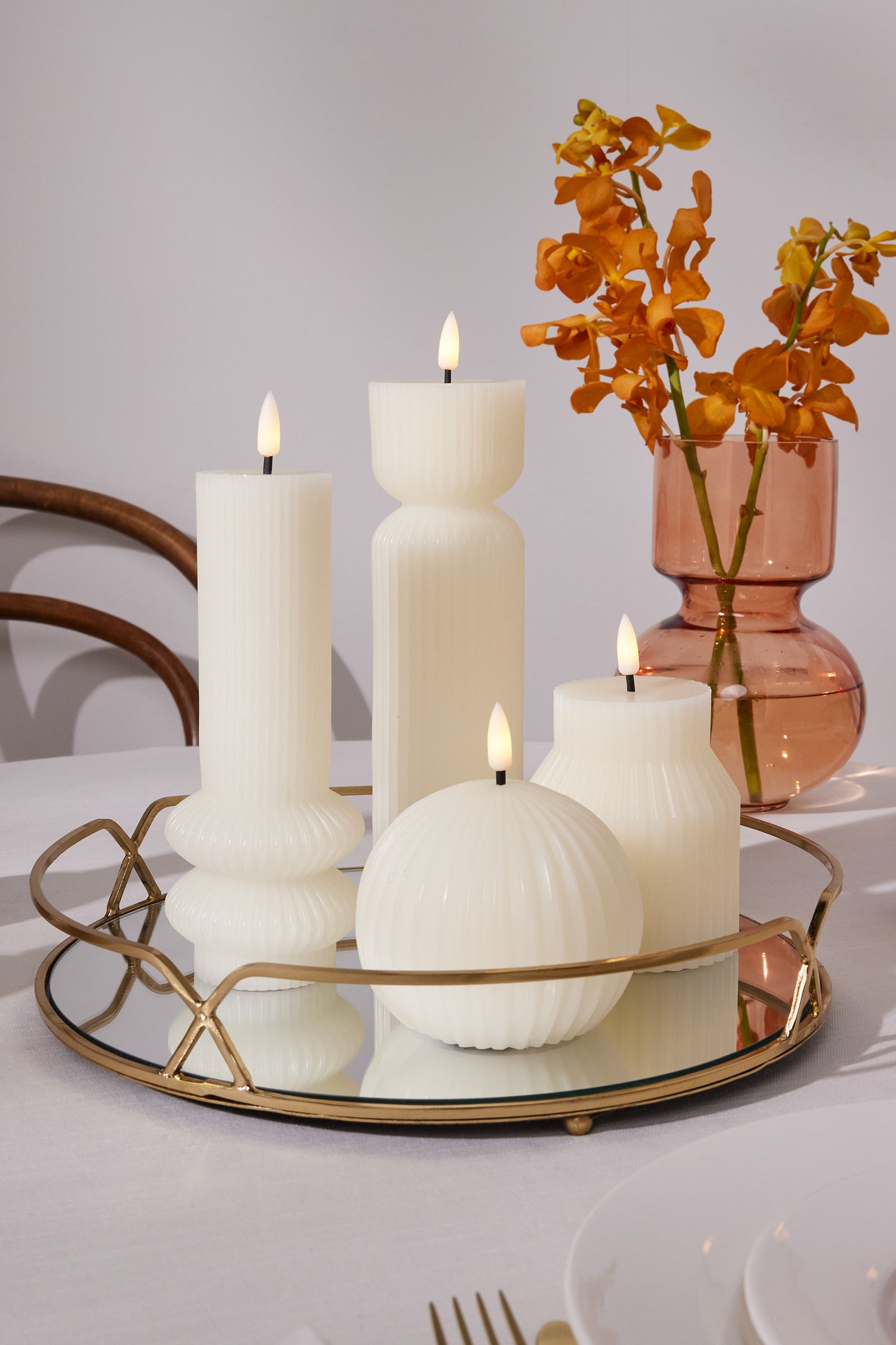 Let's Get Lit - Linea LED Sculptural Candle Soy