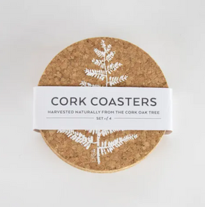 LIGA Cork Coasters - Fern