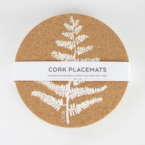 LIGA Cork Placemats - Fern