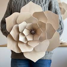 LOVI 3D Wooden Flower 48cm