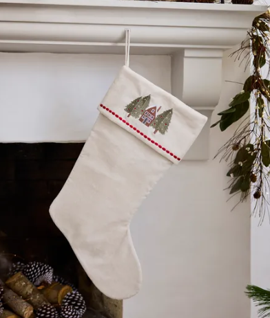 Stocking - Tree with House