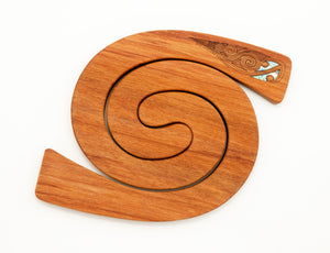 KAURI/RIMU 2 IN 1 TABLE MAT WITH PAUA