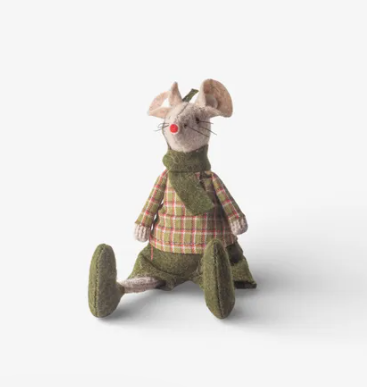 Green Billy Mouse Sitting