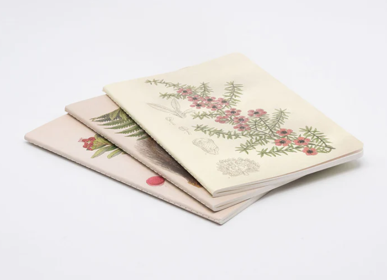 Botanical Illustration Notebook Set