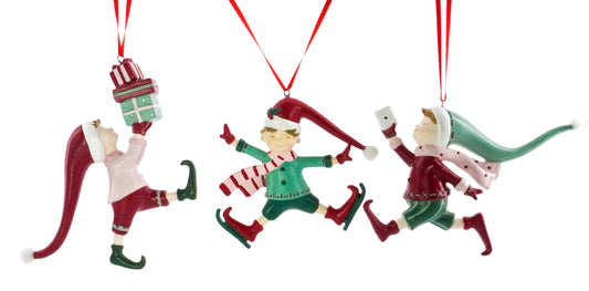 North Pole Tree Hangers - Elves