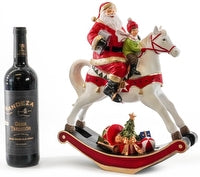 Santa On Rocking Horse