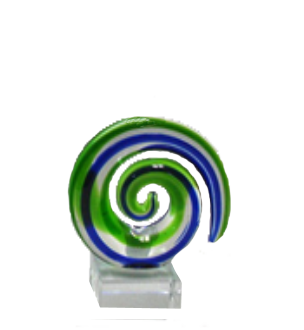 Mini Spiral - Green/Blue