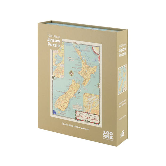 Jigsaw Puzzle - Tourist Map of NZ