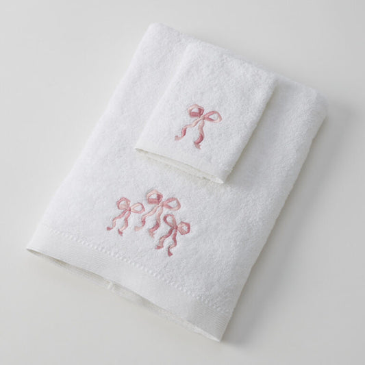 PILBEAM Jiggle & Giggle Bows Love Bath Towel & Face Washer
