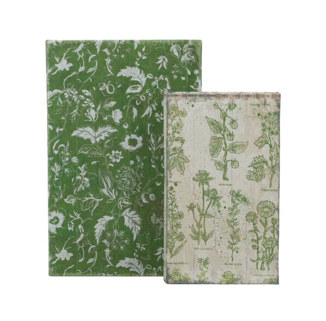 Green Leaf Book Box