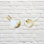 BIRDS - WHITE/GOLD