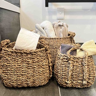 Seagrass Square Baskets