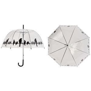 Umbrella Transparent - Birds On A Wire