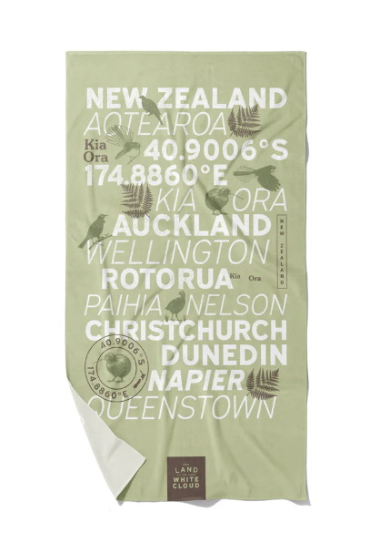 PARRS Tea Towel NZ Cities