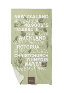 PARRS Tea Towel NZ Cities