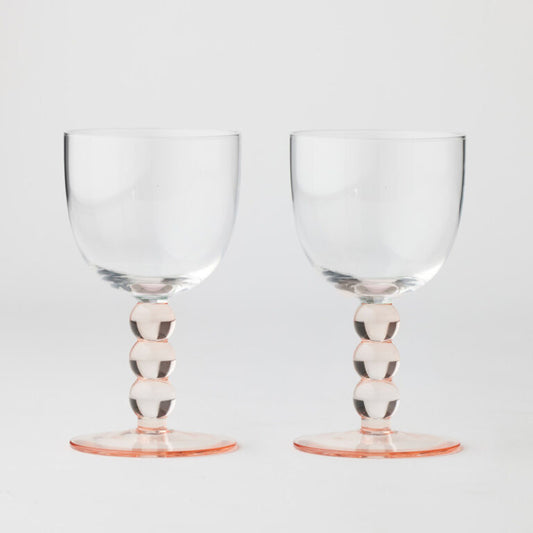 Nora Goblet Glasses - Pink