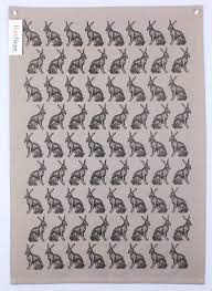 Tea Towel Hare