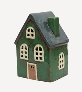 Tea Light Alsace Barn Green