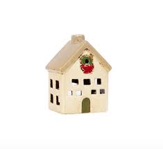 Alsace Tea Light Villa Christmas Stone