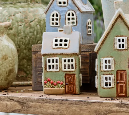 Devon Petite Tea Light Cottage Sage