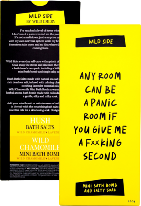 WILD SIDE Mini Bath Bomb & Salty Soak (Funny)