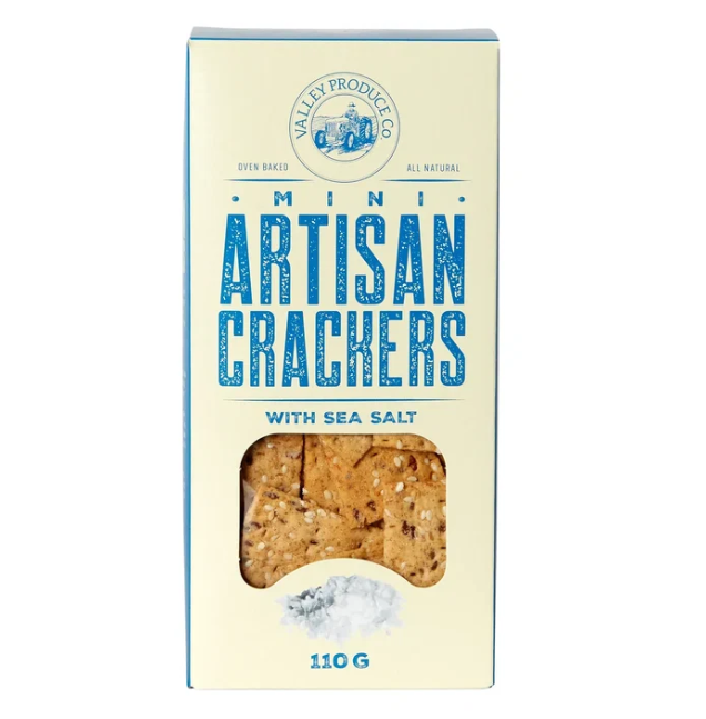 Artisan Crackers with Sea Salt