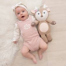 LIVING TEXTILES Whimsical Knitted Toy - Ava the Fawn