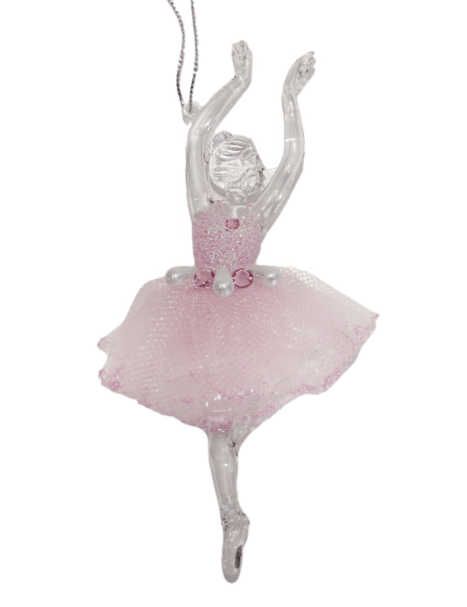 Ballerina Pink Dress - Arms Raised