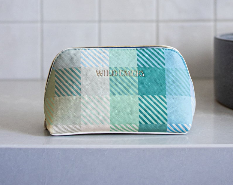 WILD EMERY - Blue Small Toilet Bag