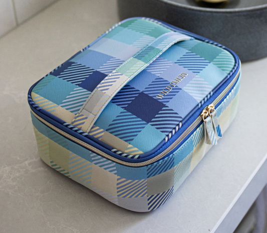 WILD EMERY - Blue Large Toilet Bag