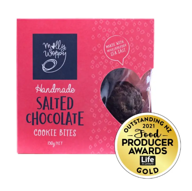 Molly Woppy Salted Chocolate Cookie Bites