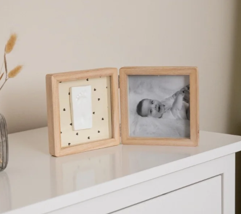 Petit Artichaut - Double Frame Keepsake with Photo (Hearts)