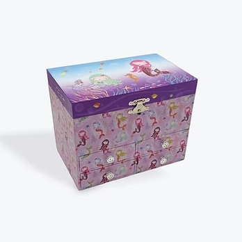 Mermaid 4 Drawer Jewellery Box
