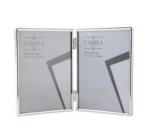 Silver Double Picture Frame
