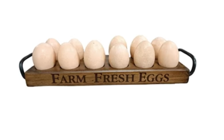Egg Tray With Steel Handles