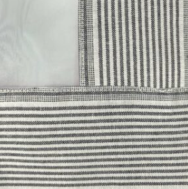 FOOD COVER - Black/White Stripe