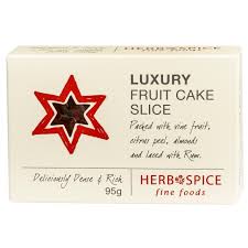HEB & SPICE Luxury Fruit Cake Slice